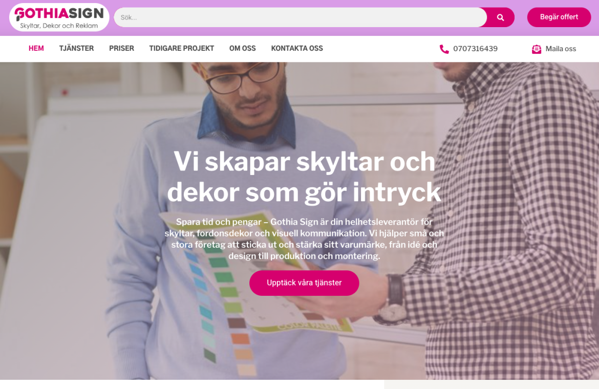 Hemsida, Webbutik, Skräddarsydd lösning, SEO - Q.A WebGrowth